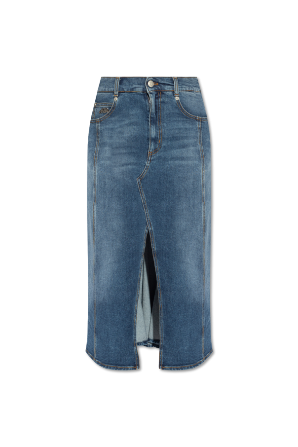 スカート alexander mcqueen SS24 Denim skirt (780574QMACL 4109) Blue Denim skirt Alexander McQueen - Extreme-centreShops